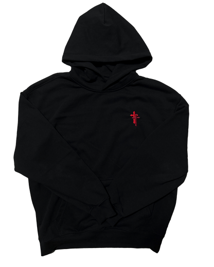 Bando Cross Hoodie Black