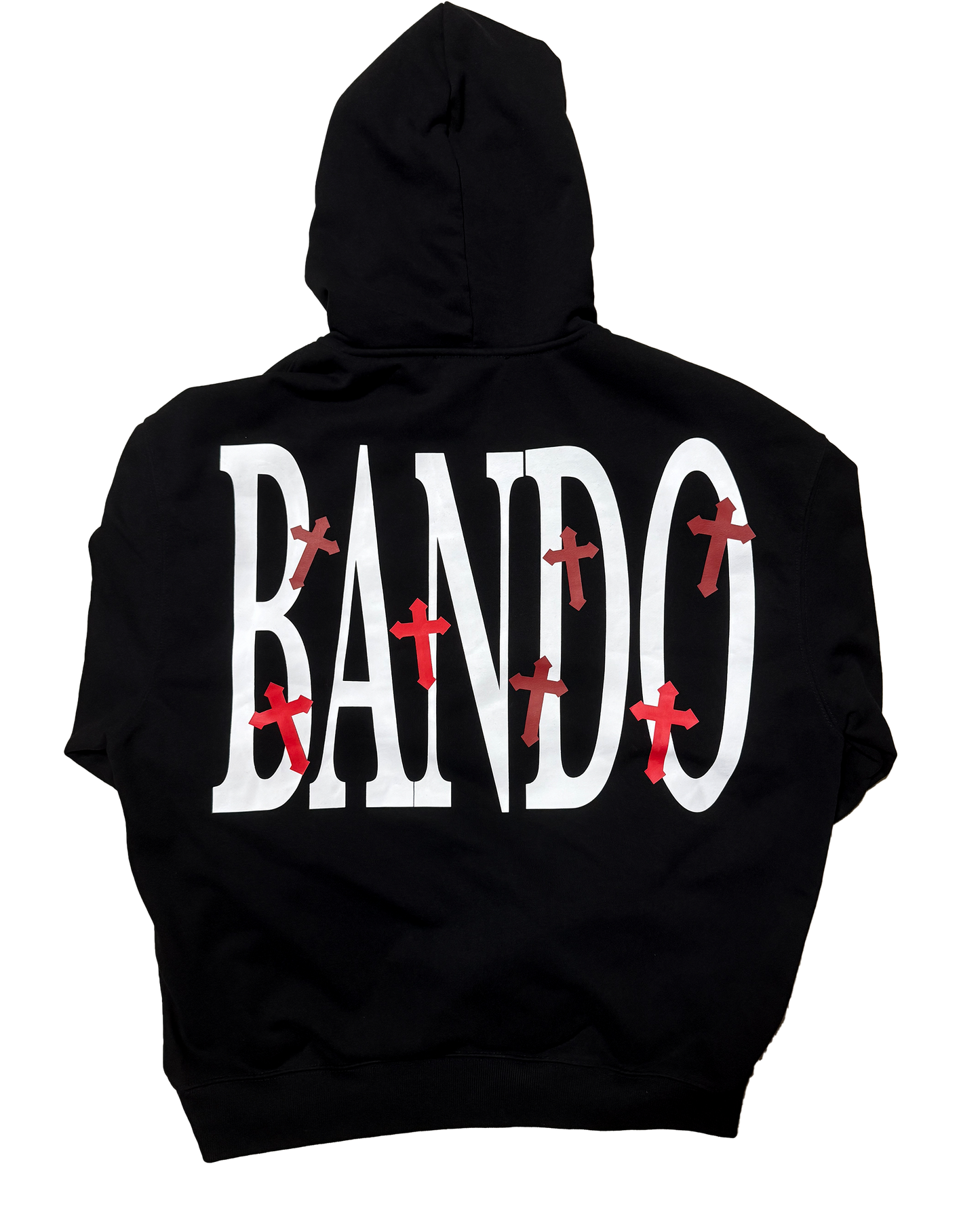 Bando Cross Hoodie Black